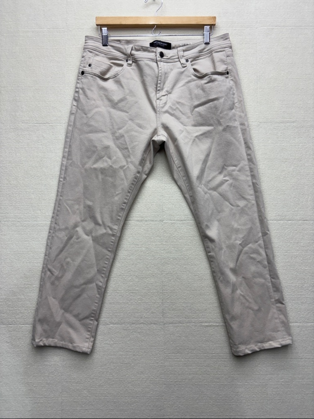 Liverpool Men's Jeans Beige modern straight 36X32 36 X 32